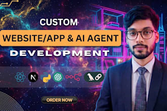 develop custom web apps, ai agents