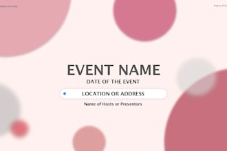 make a presentation for my meeting