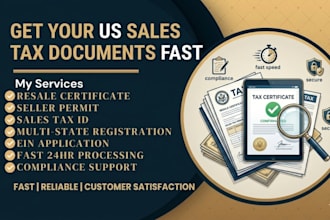 register sales tax permit, seller permit, and resale certificate in USA