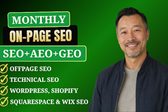 do on page SEO GEO aeo optimization for higher google ranking and traffic