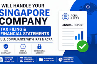 file singapore tax return and financial statements with iras and acra