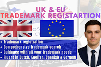represent you in the UK or eu for a trademark