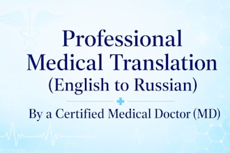 do professional medical and pharmaceutical translation