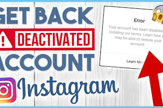 restore instagram page, ig profile unbanning issues
