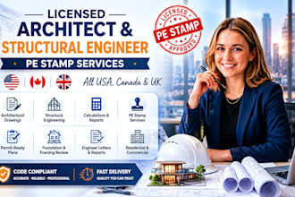 licensed architect structural engineering stamp in california, idaho, arizona