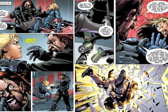 comic artist for graphic novels comic covers and custom illustrations