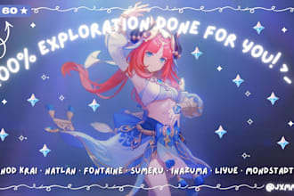 help you achieve 100 percent exploration in genshin impact