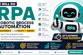 automate your manual task with uipath, rpa, power automate and n8n workflow