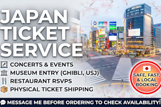 book tickets for events, concerts, museums, and restaurants