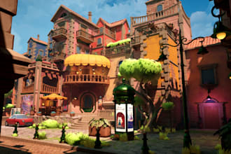 make a stylized environment in unreal engine 5