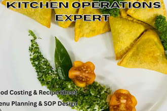 be your kitchen operations consultant and food costing expert