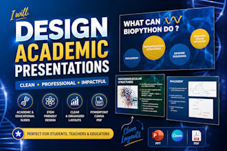 design academic and educational presentations