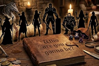 design and create a custom dnd character for you