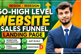 be your gohighlevel expert, ghl worklfows automation, ghl webiste and funnel