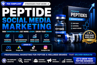 promote your fda compliant peptide with social media marketing for more sales