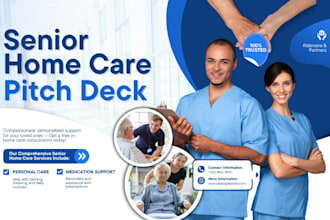 create senior care pitch deck nonprofit pitch deck elder aging pitch deck