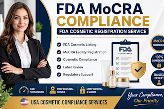 handle fda mocra compliance cosmetic registration fda listing USA