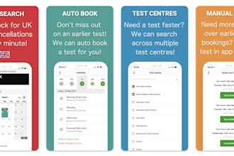 develop UK driving test cancellation bot to auto book earlier tests,UK dvsa bot