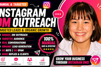 do instagram dm outreach and targeted lead generation
