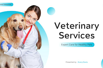design animal welfare pitch deck pet industry funders deck veterinarian deck