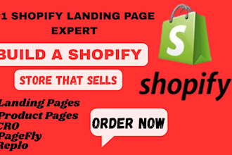 create shopify product page, pagefly, gempages, replo landing page