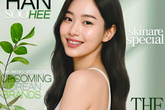 create magazine cover design