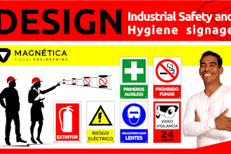 professional industrial safety signage design