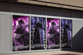design movie posters and film posters for filmhub, tubi