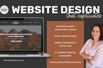 design or redesign a wordpress elementor website