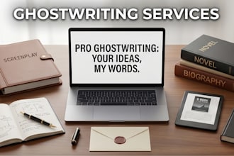 ghostwrite any custom e book, letter, script, text for you