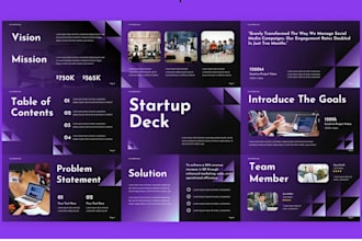 design venture capital pre seed and series a pitch deck startup investor deck