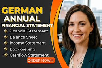 prepare german annual financial statements, bilanz eÜr, steuerberater style