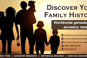 do professional genealogy and family history research