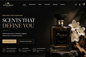 fix build squarespace fragrance brand website perfume website scent cologne site