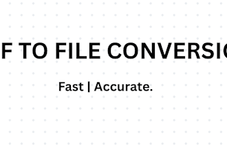 do fast and accurate file conversion