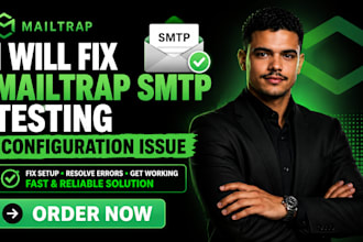 fix mailtrap smtp testing configuration issue
