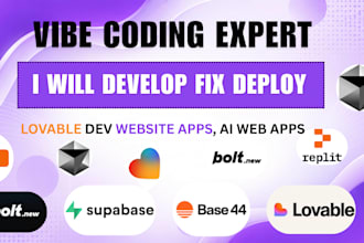 build fix and deploy ai webssite web app using lovable, replit, supabase expert