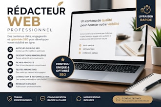 je vais rédiger vos articles de blog SEO pour booster votre trafic google