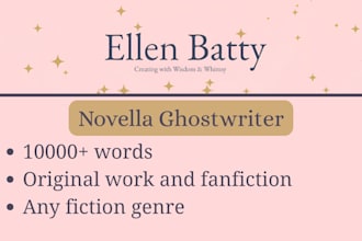ghostwrite an original novella