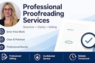 proofread and edit your document for grammar clarity and readability