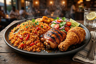 cook delicious and aromatic jollof rice with chicken
