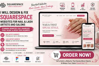 design fix squarespace nail artist website lash artists website nail saloon site