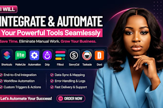 integrate shortcut mailerlite automation drip fillout form savvycal taskade dext