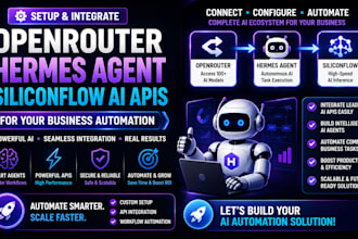 setup openrouter hermes agent siliconflow ai apis for your business automation