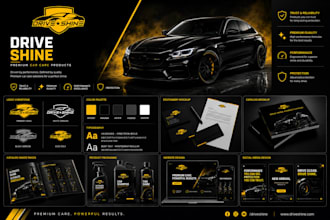 design logo, branding, packaging, and full visual identity