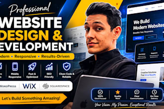 design and build you a full stack custom website