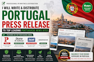 write and distribute portugal press release to top leading portuguese news sites