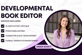 developmental editing for romance, fantasy, thriller,  fiction book editor