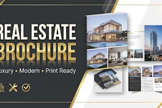 design real estate brochure, property brochure listing brochure