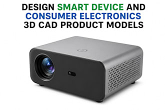 design smart device and consumer electronics 3d cad product models